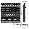 thumbnail image 2 of Square Boho Mahjong Mat 31.5x31.5 Inches, Anti-Slip Rubber Game Table Pad with Noise Reduction for Tiles, Multi-Use Mat for Card Games Board Games and Parties, 2 of 7