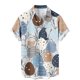 thumbnail image 5 of Ceisia Easter Graphic Print Shirt Men's Relaxed Fit Short Sleeve Button-Down Casual Top with Pocket White XXXXXL Gifts, 5 of 5