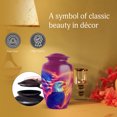 thumbnail image 5 of MUKTIVE Eagle Urn for Ashes for Men - Decorative American Flag Urn for Adult Dad - Large Military Urns for Adults Father Ashes - 10 Inch Pink Memorial Urns for Cremated Remains, 5 of 7