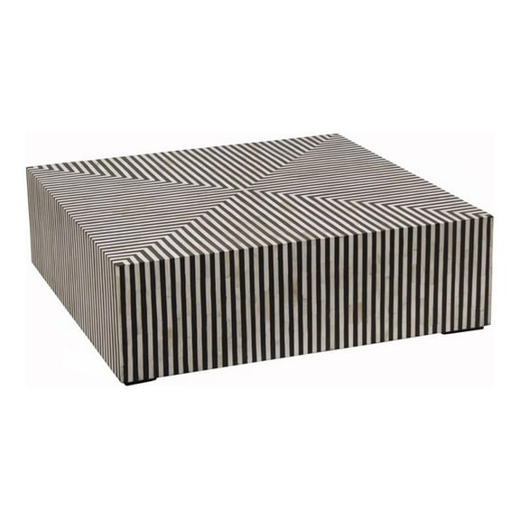 Pemberly Row Modern / Contemporary MDF Wood Terning Coffee Table
