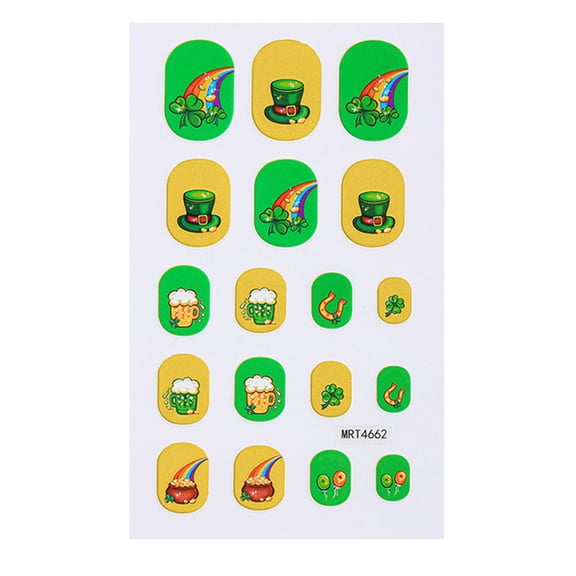 Fun Cartoon Nails Stickers For Kids Waterproof Design Simple Application Safe And NonToxic Nails Decals for Childrens