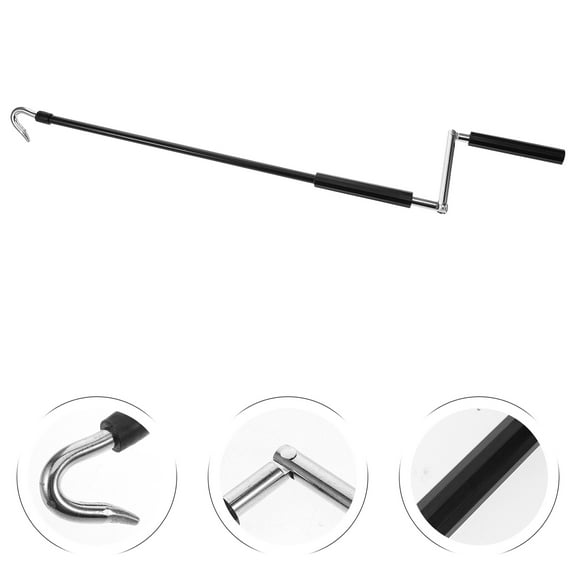 MLINS Outdoor Awning Crank Handle Replacement Tool Manual Wand for Shade Canopy Portable Awning Retraction Crank Handle Canopy Opener Tool