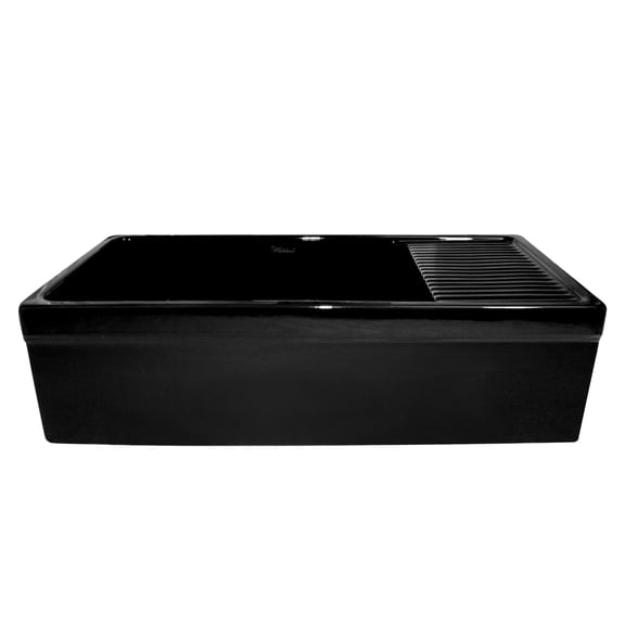 Whitehaus Collection WHQD540-BLACK Quatro Alcove Sinks Black