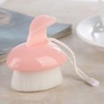 thumbnail image 4 of Cepillo de masaje exfoliante para eliminar el maquillaje con suavidad, limpiador facial Pink Soft Heart, 4 of 8