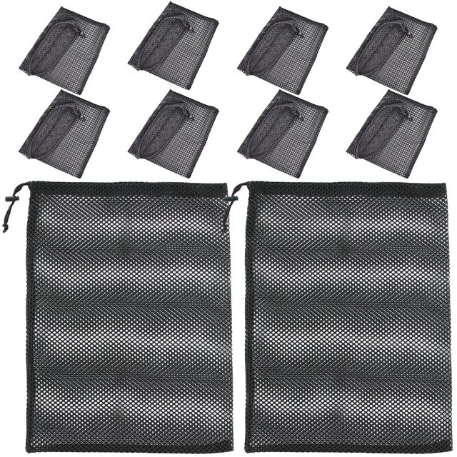 unbranded 10Ud Bolsa De Red Con De Cordón Para Camping Y Uso Deportivo