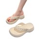 thumbnail image 1 of Sandalias Baño Tanga Flip Slips Slippers Almohada Mujeres Plataforma Gruesa, 1 of 8