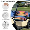 thumbnail image 6 of HUIACONG Palm Tree Sunset Comfort Golf Cart Accessories for Outdoor Interior, Golf Cart Seat Cover Comfortable, 6 of 7
