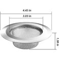 thumbnail image 2 of BEMS-1 paquete de tapón colador para fregadero de cocina, filtro de fregadero de acero inoxidable, 2 of 5
