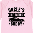 thumbnail image 4 of Inktastic Uncles Lil Racing Buddy Boys or Girls Long Sleeve Baby Bodysuit, 4 of 5