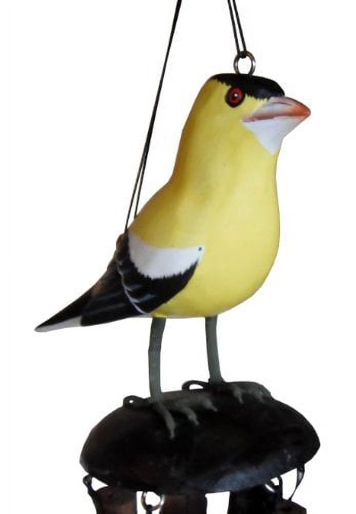 Cohasset 175AG American Goldfinch Bamboo Wind Chime Handcrafted