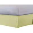 thumbnail image 2 of The Great American Store- 600 TC 100% Natural Cotton, Pleated Style Bed Skirt with 26 Inch Drop (Twin XL Size, Solid Ivory) -Easy Fit Dust Ruffle, Covers Bed Legs & Frame, 2 of 4
