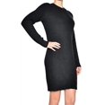 thumbnail image 3 of Michael Kors Women's Ribbed Knit Cotton Blend Sweater Dress (Large, New Navy), 3 of 5