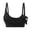 Black, variant on Women's Fashion Solid‑Color Maternity Nursing Bra, Front Open‑Button Breastfeeding Bra, Adjustable Straps Soft Breathable Support Bra for Home Sleep Daily Commuting formal Dress Matching Beige XL