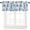 SteelBlue, variant on Coastal Ocean Valances for Windows Farmhouse Kitchen Curtains Valances Rod Pocket Valance Curtains for Kitchen Windows Vintage Seahorse Starfish Coral Window Valances for Bathroom Bedroom 42"x12"