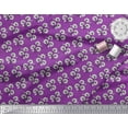 thumbnail image 3 of Soimoi Moss Georgette Fabric Leaves & Floral Block Print Sewing Fabric Yard 42 Inch Wide, 3 of 3