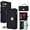 Black, variant on For Samsung Galaxy S26+ 5G Wallet Case, With 7 Card Slots & Zipper Pocket , Detachable Crossbody Metal Chain And Hand Strap,Black,For Galaxy S26+ (5G)