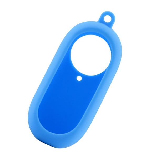 Funda protectora de silicona para Insta360 GO2, a prueba de polvo y estabilizada. Azul