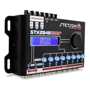 Stetsom STX2848 DSP 8 Channel Crossover and Equalizer Processor Sequencer