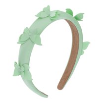 Unique Bargains 1 Pc Wide Butterfly Headbands for Women Green