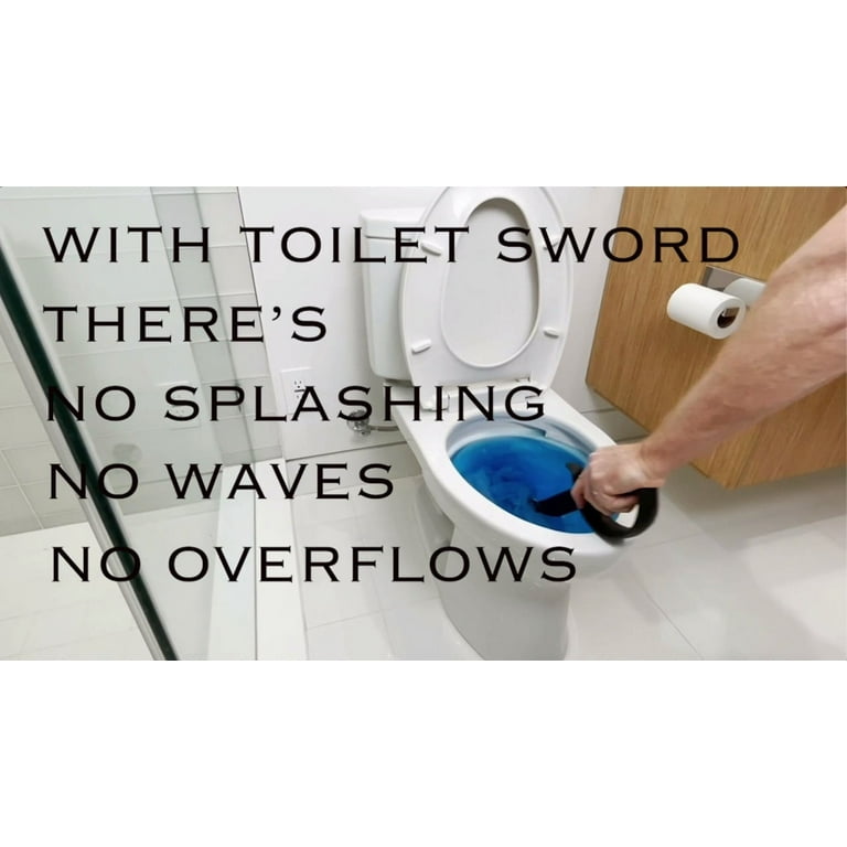 Toilet Sword Better-Than-A-Plunger Clog Remover Drain Cleaner Bathroom  Toilet Dredge Tool Toilet Clog Remover Toilet Drain Plunger Heavy Duty Auger  Snake – Keegan Tools