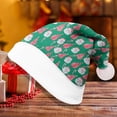 thumbnail image 4 of Fluffy Christmas Santa Hat for Adults Cute Christmas Santa, Soft Plush Party Hat for Holiday Events, Seasonal Gatherings & Festive Family Photos, 4 of 5