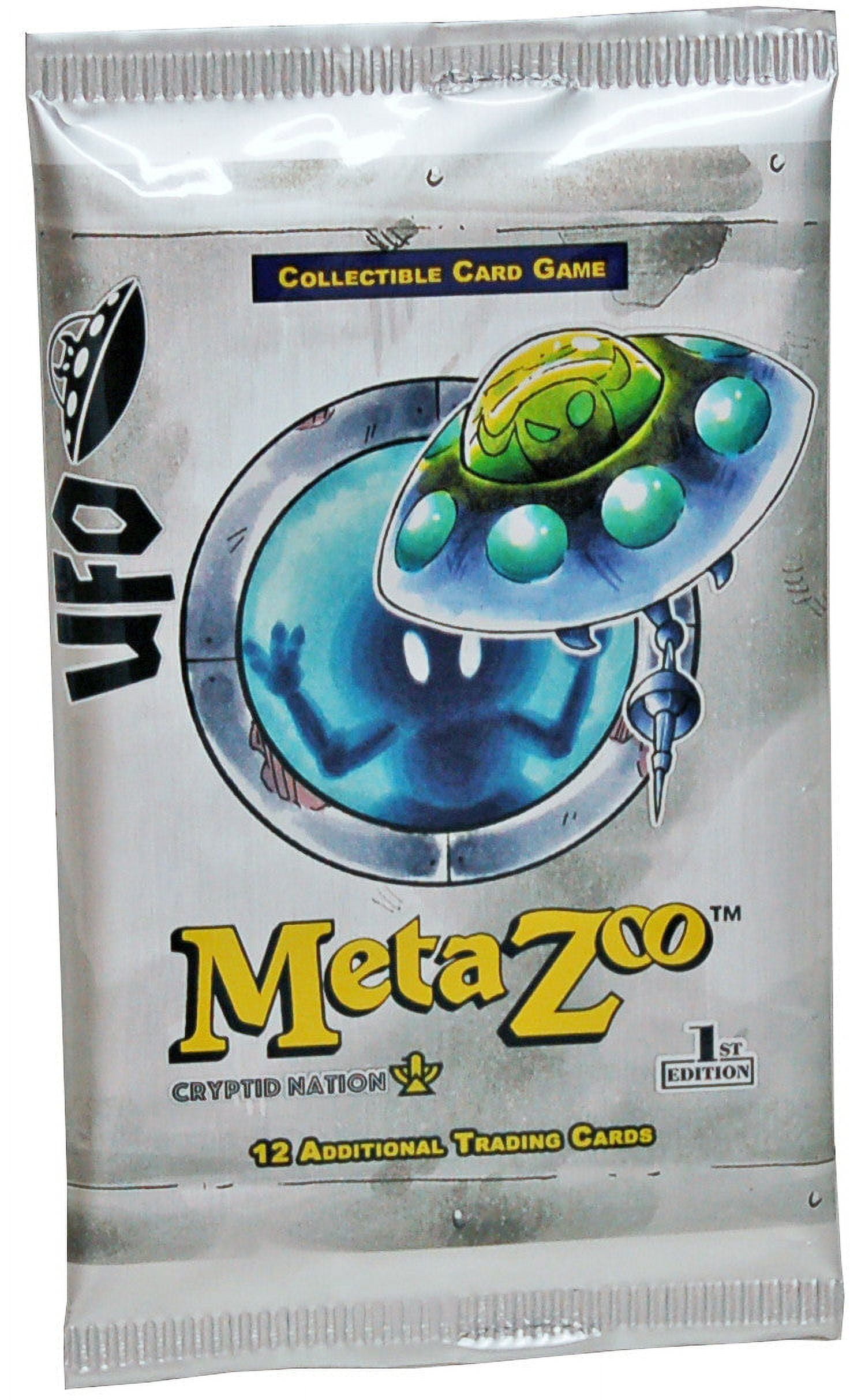 MetaZoo UFO 1st Edition Booster Box Display - Silver, 36 MetaZoo UFO 1st Edition Booster Box Display - Silver, 36