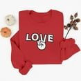 thumbnail image 4 of Valentines Sweatshirt: Teacher Sweatshirt Valentine Teach Long Sleeve Pullover Tops, 4 of 5