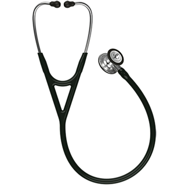 3M Littmann Cardiology IV Stethoscope, Standard-Finish Chestpiece, Black Tube, Stainless Stem/Headset, 27 inch, 6152 3M Littmann Cardiology IV Stethoscope, Standard-Finish Chestpiece, Black Tube, Stainless Stem/Headset, 27 inch, 6152