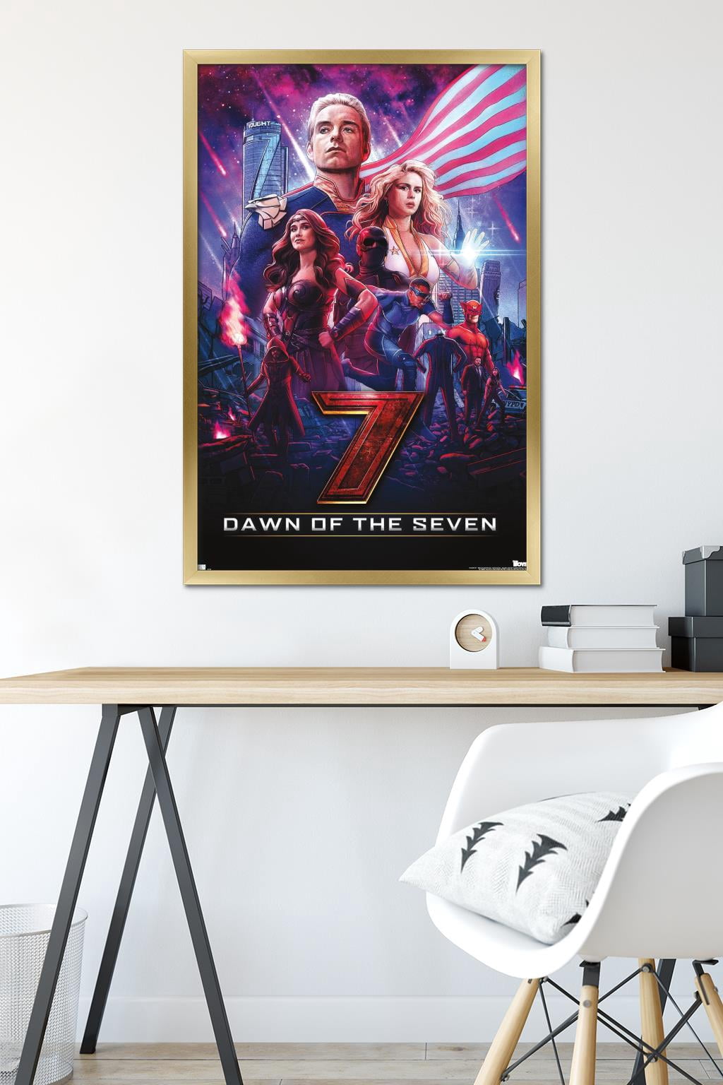 The Boys: Season 3 - Dawn of the Seven Wall Poster, 22.375" x 34" Framed