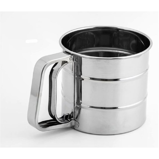 Semi-Automatic Stainless Steel Fine Mesh Flour Sifter
