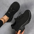 thumbnail image 5 of Mepaouo Women's Orthopedic Sneakers Breathable Running Walking Shoes Slip on Arch Support Casual Sneaker Black 7.5, 5 of 9