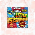 thumbnail image 4 of Inktastic Little Sister Comic Book Girls Baby Bodysuit, 4 of 5