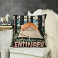 thumbnail image 2 of YINGXI  Camper Pillow Covers-Camper Gifts,Camping Throw Flannel Pillow Covers,Camping Decor for Camper Gifts,Best Gifts for Rv Owners, Rv Decor Gifts 22x22in, 2 of 5