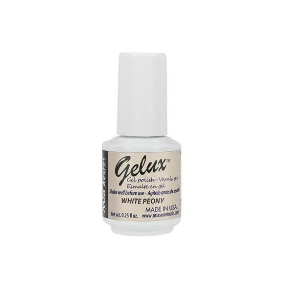 Mia Secret Gelux Gel Polish (GP-124-M) WHITE PEONY - 0.25 oz