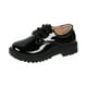 thumbnail image 3 of Zapatos de piel sintética de corte bajo para adolescentes, suela antideslizante, informales y cómodos. 32, 3 of 9