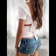 thumbnail image 4 of Camisetas de Corta de Verano para Mujer, Blusas Fruncidas con Cuello Cuadrado, Camisetas de Punto para Salir, Camisetas Básicas. L, 4 of 10
