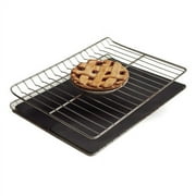 Handy Gourmet - Non-Stick Oven Liner Clean-up Quickly Trimmed Fit Ovens Toaster - Black 16.25" x 26"