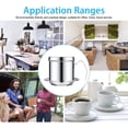 thumbnail image 5 of CATPAN Vietnamese Coffee Filter, Coffee Maker Dripper Filter Coffee Maker Indian Vietnamese Stainless Steel Drip Pot Portable Press Cup Manual Infuser for Office Home Kitchen Camping(silver), 5 of 10