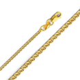 thumbnail image 1 of Collier Chaîne de Blé Plat en Or Jaune 14k 1.5-mm (22 Pouces), 1 of 1
