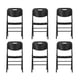 thumbnail image 1 of Sillas Plegbales Rattan Negra Paquete 6 Loomber, 1 of 7