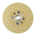 thumbnail image 1 of Accesorio de Muela de granito Sharpla 4 pulgadas rosca M10 doble cara Grano 60, 1 of 8
