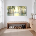 thumbnail image 5 of 1.5-Inch Thick Canvas Print Wall Art for Living Room, Bedroom, Office or Entryway – Decorative Wall Decor with Serene Forest Reflection Watercolor Landscape -40 x 20 x 1.5 in, 5 of 9