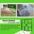 thumbnail image 2 of Walk Maker Reusable Concrete Molds Paving Lawn Patio Yard DIY Walkway Pavement (Cross Square)?, 2 of 2