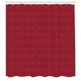 thumbnail image 2 of Ambesonne Fashion Shower Curtain, Small Rectangles Hand-Drawn, 69"Wx84"L, Raspberry and Scarlet, 2 of 4