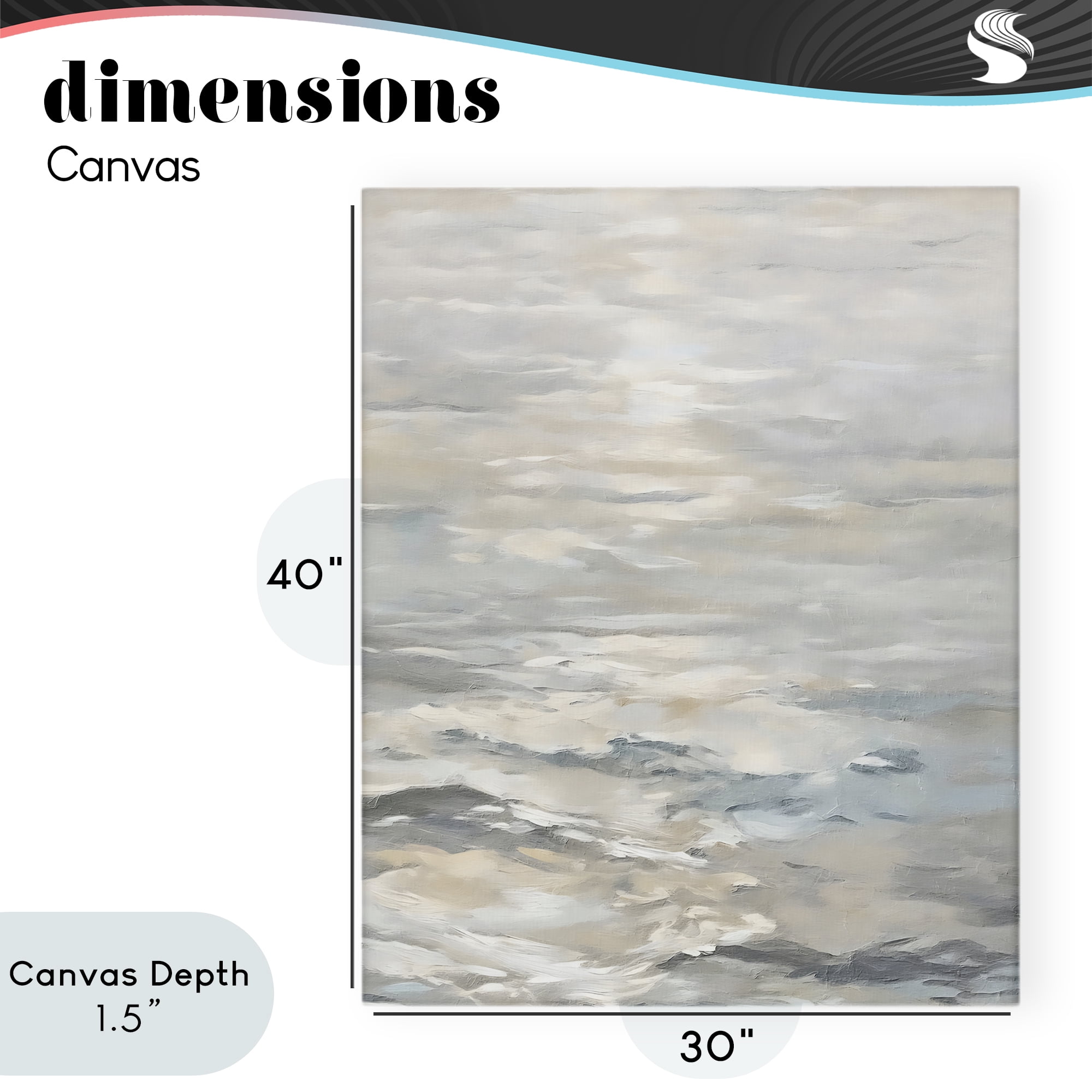 Stupell Industries Shallow Reflections Morning Light Canvas Wall Art, design by Riley B