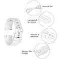 thumbnail image 6 of Uxcell Silicone Watch Band 20mm Quick Release Flexible Rubber Replacement Watch Strap with Stainless Steel Clasp for Men Women, White, 6 of 7
