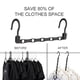 thumbnail image 2 of Advancent 10x negro organiza eficientemente con perchas para ropa de gabinete que ahorran espacio percha para ropa de pared Almacenamiento y organización del hogar, 2 of 6