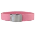 thumbnail image 3 of Light Pink Adjustable Canvas Military Web Belt With Metal Buckle 32 to 72, 3 of 3