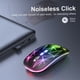 thumbnail image 5 of Mouse Wireless Gaming Mouse 1000/1200/1600 DPI 500mAh Recargable 7 Color Light House Computer Tablet Silent Mice Equipment White Inevent EL005499-01B, 5 of 7