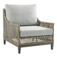 thumbnail image 5 of Grenada 4 Piece Outdoor Gray Fabric and Wicker Conversation Set, 5 of 6